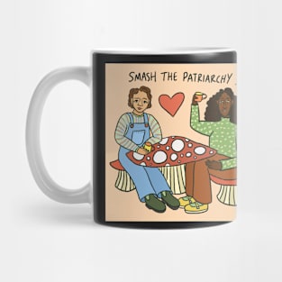 Smash the Patriarchy Sticker Mug